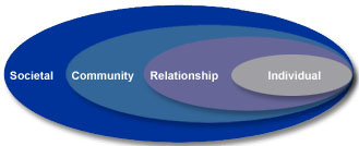 Sociol-Ecological Model, described below